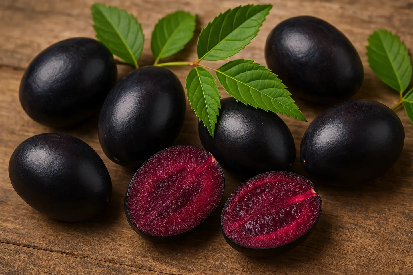 Davidson’s plum, native Australian fruit.