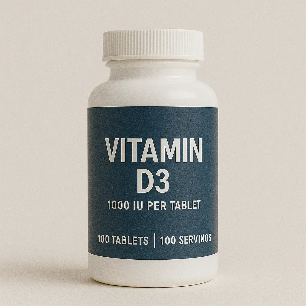 Vitamin D3 tablets – 1000 IU daily supplement