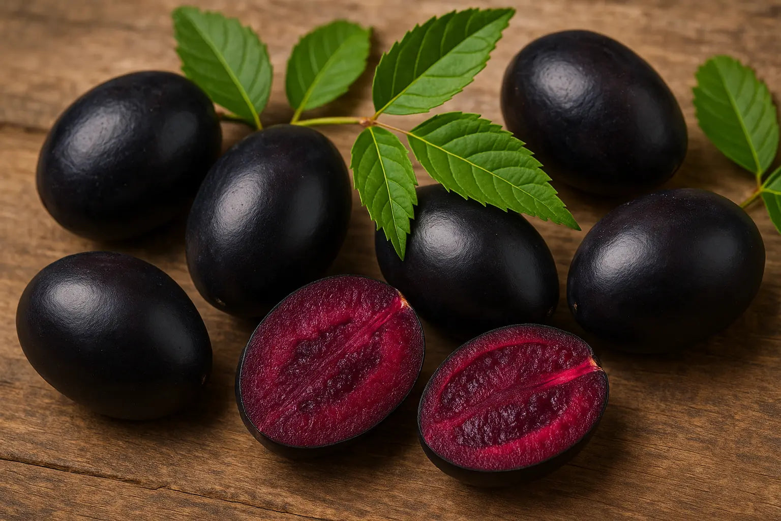 Davidson’s plum, native Australian fruit.