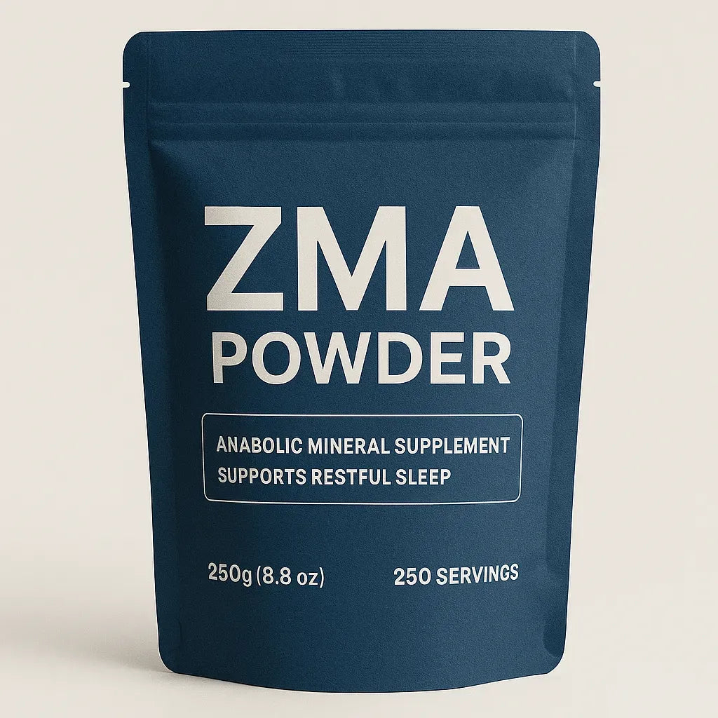 ZMA powder supplement – zinc, magnesium, vitamin B6 formula