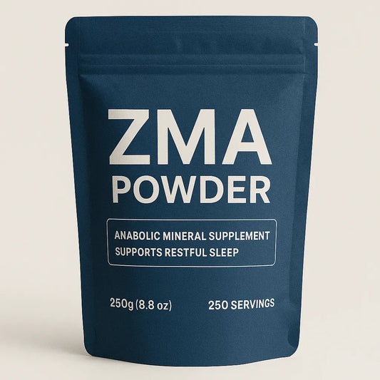 ZMA powder supplement – zinc, magnesium, vitamin B6 formula
